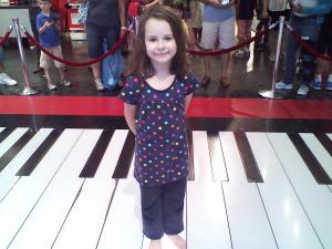 At FAO Swartz on the 