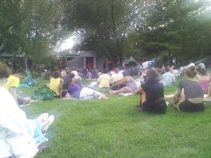 Shakespeare in the Park. Socrates Sculpture Park in Queens. Hip to Hip Theater Company.