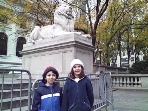 New York Public Library. At Bryant Park. 5th Ave. and 42nd St.