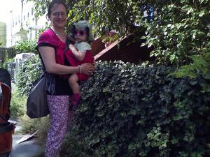 Not the best shot I know, but not bad when taken by your 5-year-old daughter. ;)