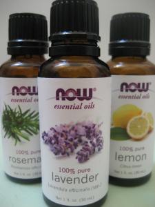 lemon, lavender and rosemary
