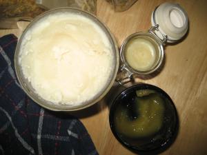 tallow, lanolin and my little jar of eczema salve