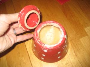 My starter after sitting for 24 hours. The liquid has separated and it's ready for a feeding and a good stir.