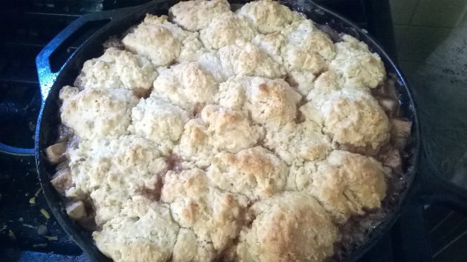 apple  cobbler cast iron