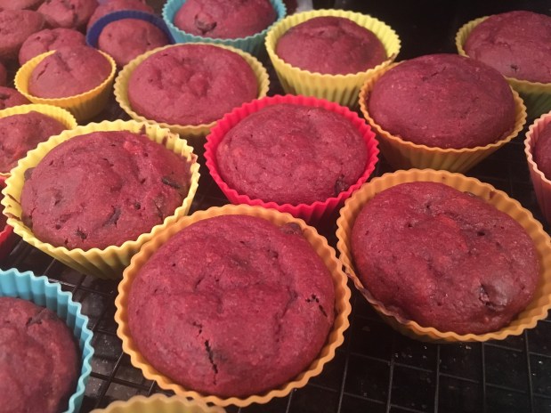 Merry Muffins – Beet Chocolate Chip&nbsp;Muffins